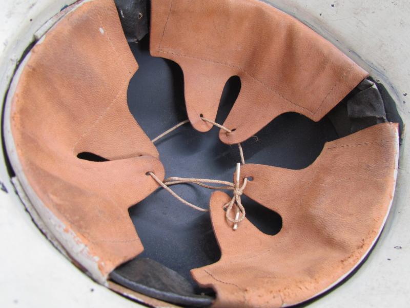 Original Steel Air Raid Gladiator Helmet Used by THW