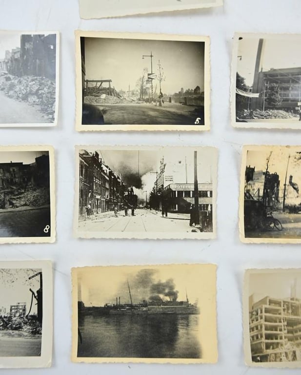 Dutch WW2 Pictures of the Rotterdam Bombing May 1940