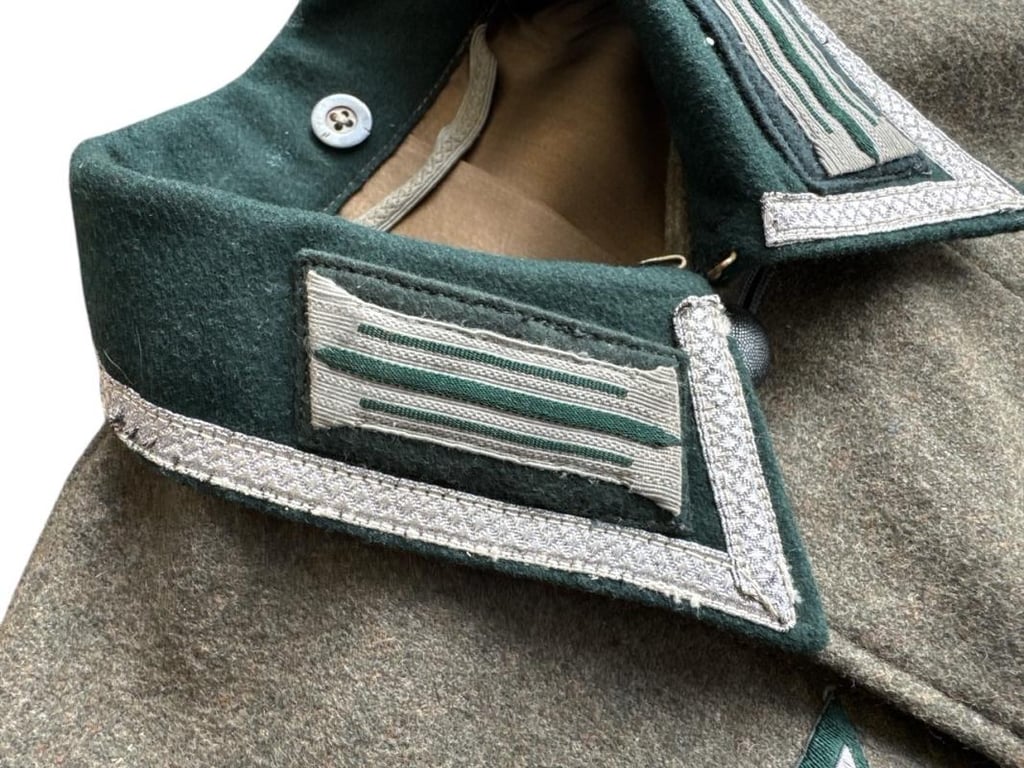 Wehrmacht Heer M43 Tunic with upgraded M36 collar