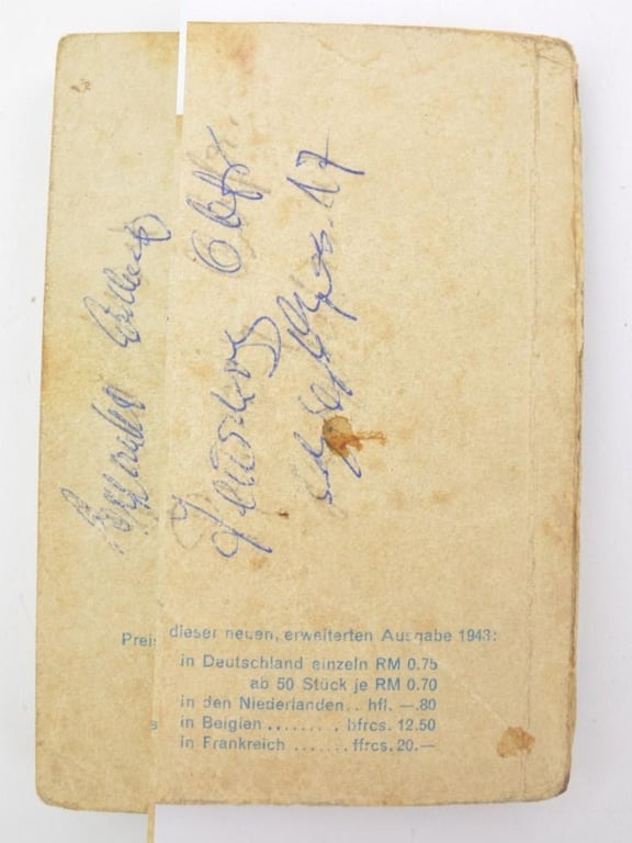 German LW Airplane Identification Booklet