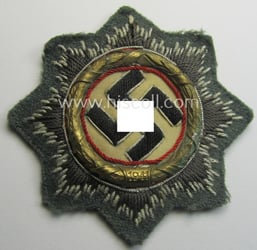 WH (Heeres o. Waffen-SS) 'Deutsches Kreuz im Gold'...