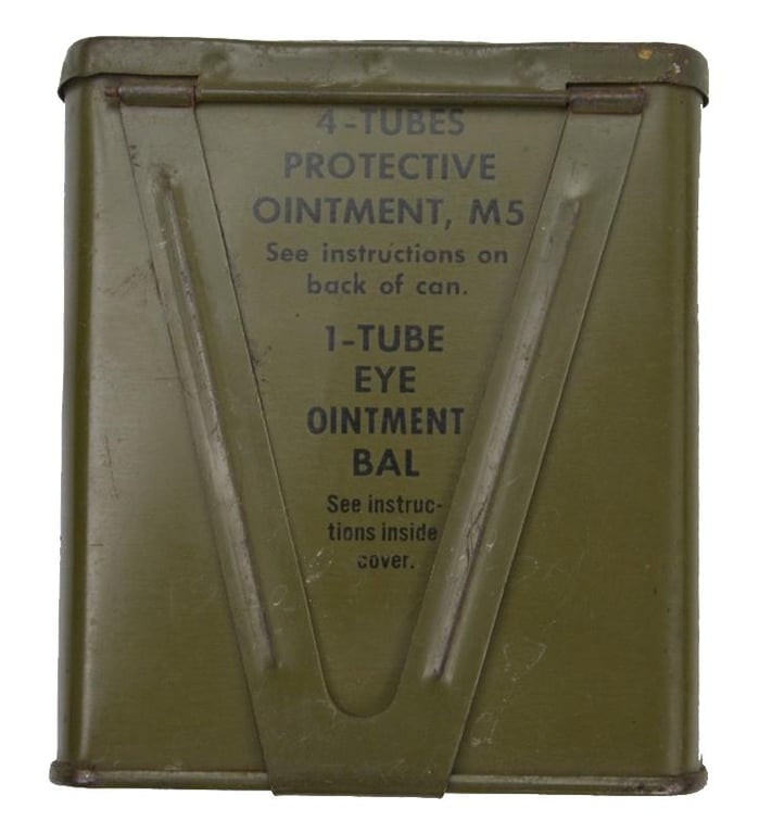 US WW2 Chemical Agent Detector Pouch with insert