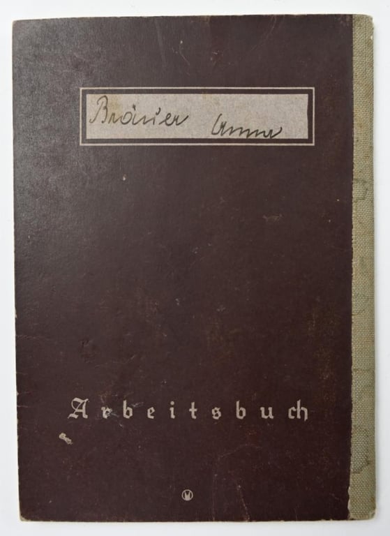 German Third Reich Workerspass