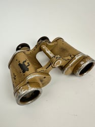 Late War Tan Painted Wehrmacht Binoculars 'Dienstglas' 6...