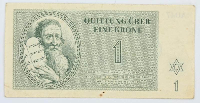 German WW2 Theresienstadt (Terezin) Concentration Camp Banknotes
