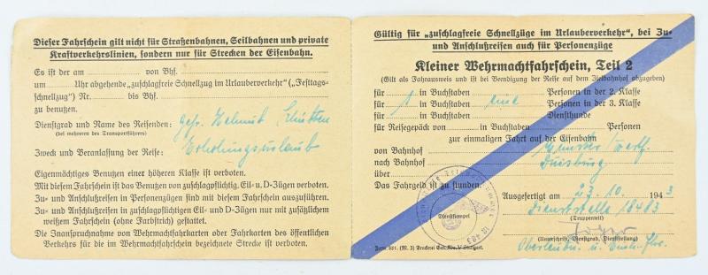 German WH Driverslicense Papers Part 1 & 2