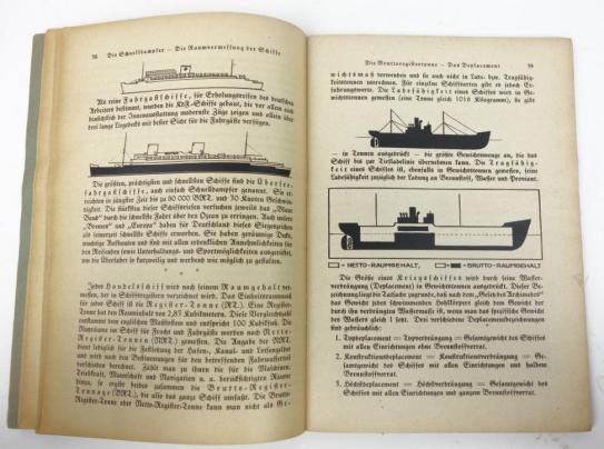 German Seefahrt Fibel des Deutschen Jungen