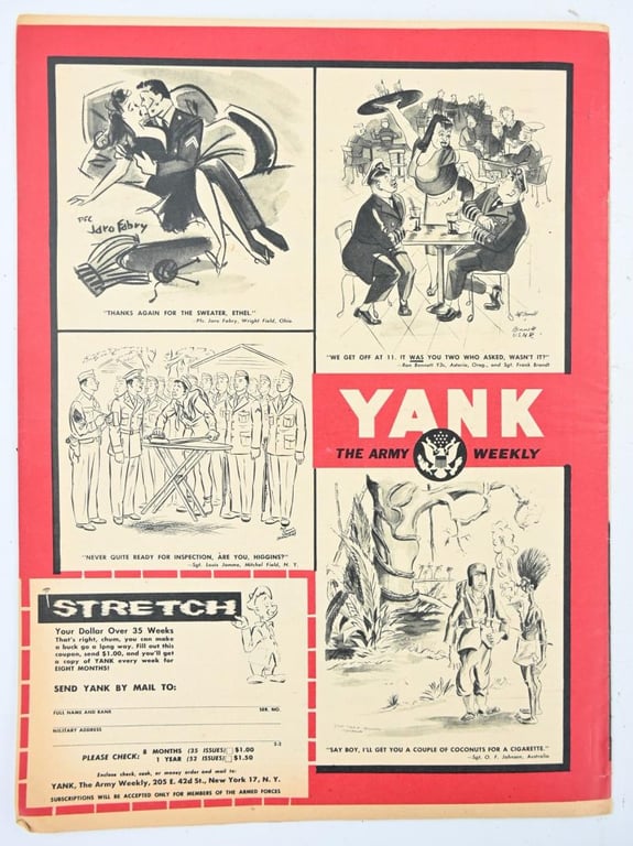 US WW2 Yank Magazine July 2, 1943