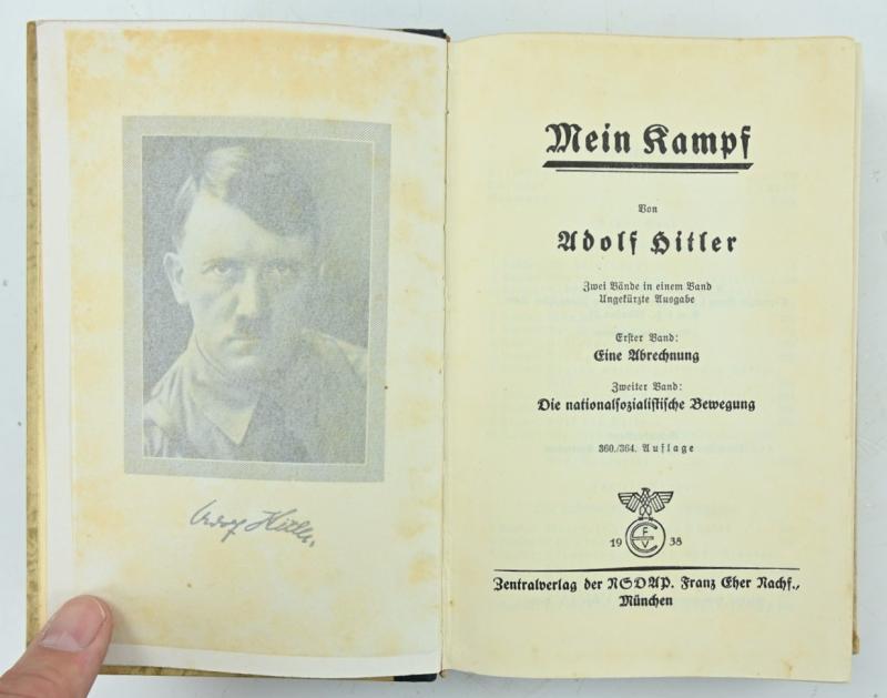 German Adolf Hitler Mein Kampf Book 'Warendorf'