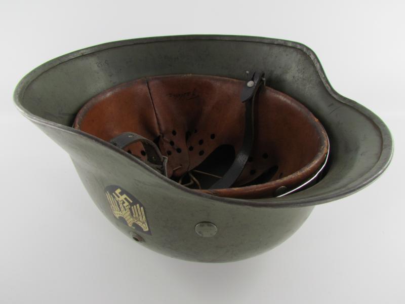 Wehrmacht Heer M35 Applegreen Double Decal Helmet