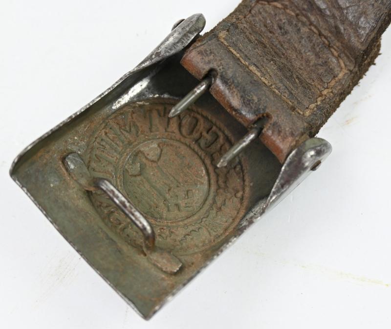 German WH Beltbuckle with Tab 'J.Dicke' 1941