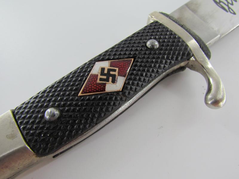 Hitler Youth knife / dagger With Motto Marked RZM M7/6