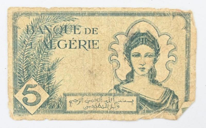 Algerian WW2 Banknotes