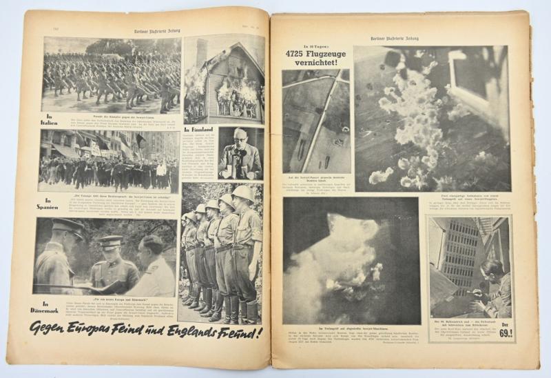 German Berliner Illustrierte Zeitung Newspaper July 1941