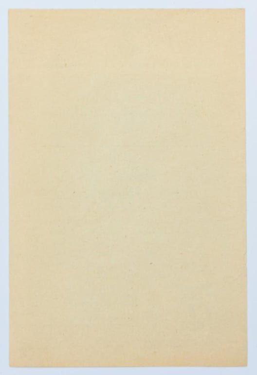 German Third Reich Era Clothing Recycling Certificate