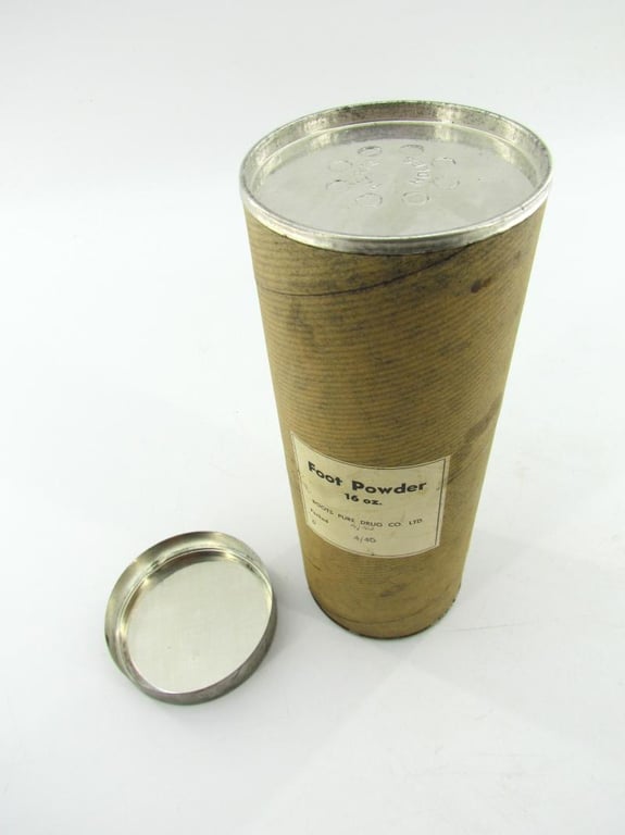 British WWII Foot Powder Container