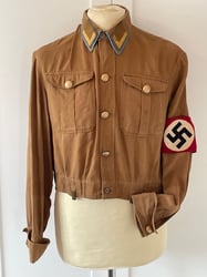 WWII GERMAN NSDAP POLITICAL LEADERS BROWN SHIRT, ORTSGRUPPE...