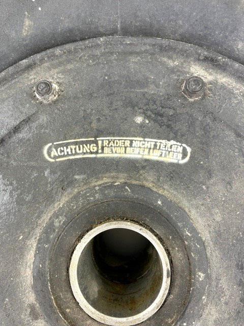 German LW Fighterplane Wheel