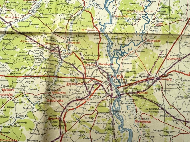 Deutsche Heereskarte Sonderausgabe 31 'Kiew' ( Ukrain )