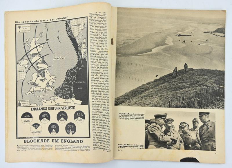 German Third Reich Magazine 'Die Woche' 1940