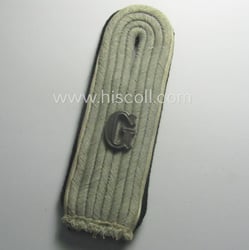 Single, Waffen-SS officers'-pattern 'cyphered' shoulderboard as piped in...