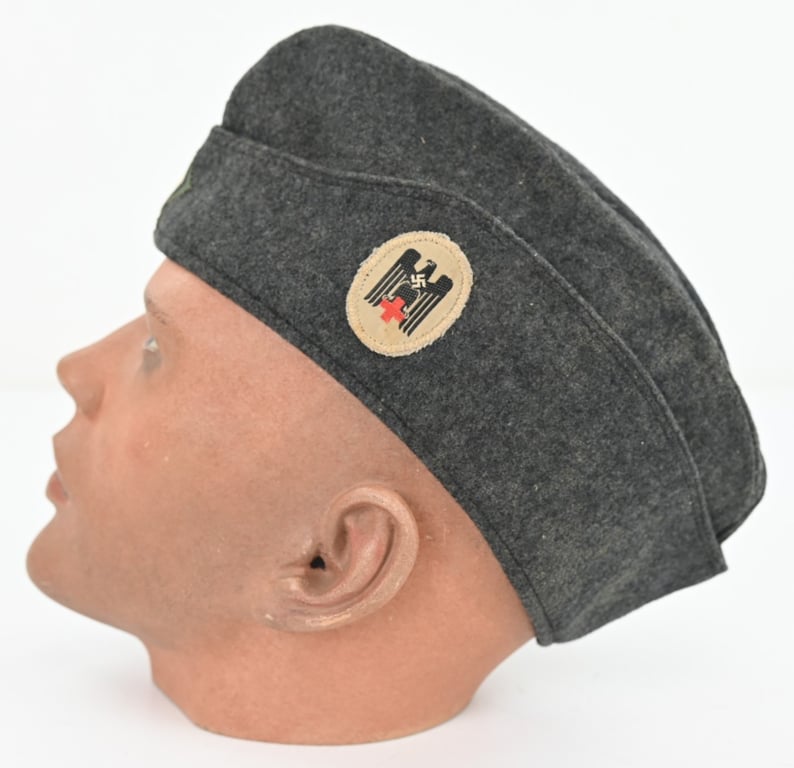 German Third Reich Published DRK Overseas Cap