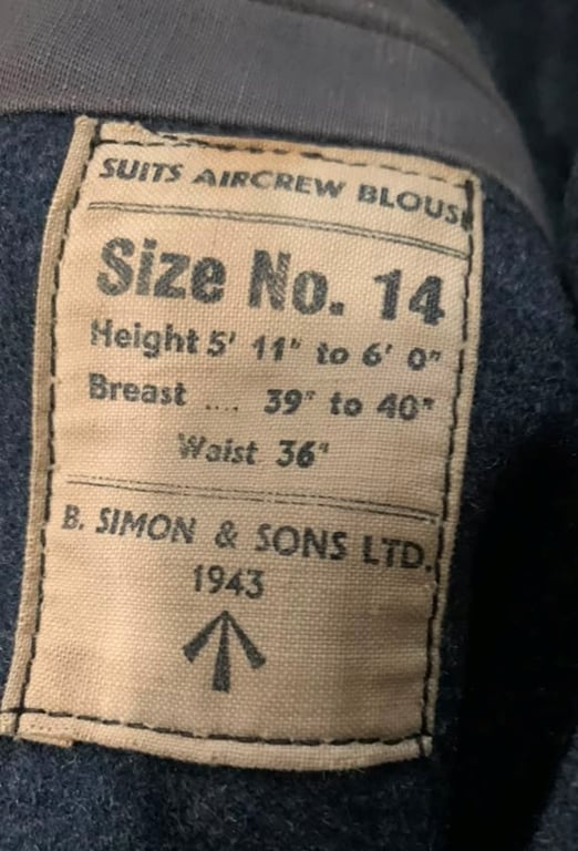 British WW2 RAF Flying Jacket & Side Cap 'Eagle Squadron'