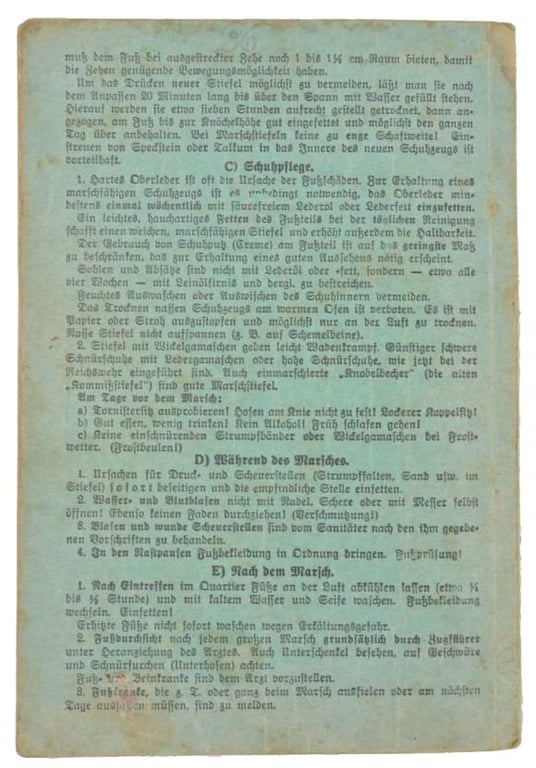 German WH Soldiers Manual 'Soldatenfibel'
