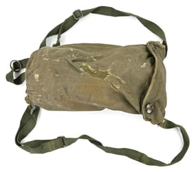 German LW FSJ Gasmask Bag with Gasmask 'edb'