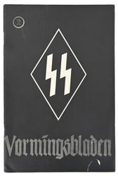 Dutch SS Booklet 'Vormingsbladen' Sprokkelmaand 1942