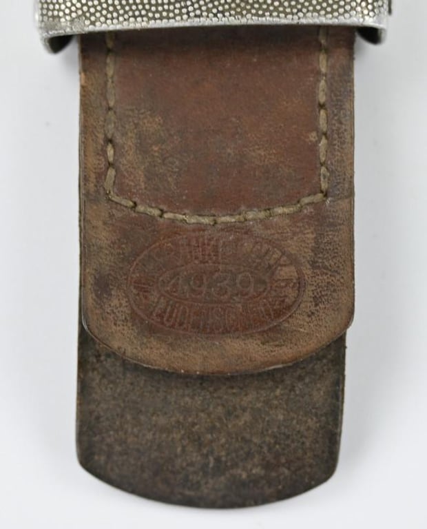German WH Beltbuckle with Tab 'Dr.Franke & Co'