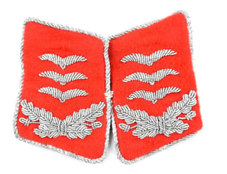 German LW Officers Collar Tabs