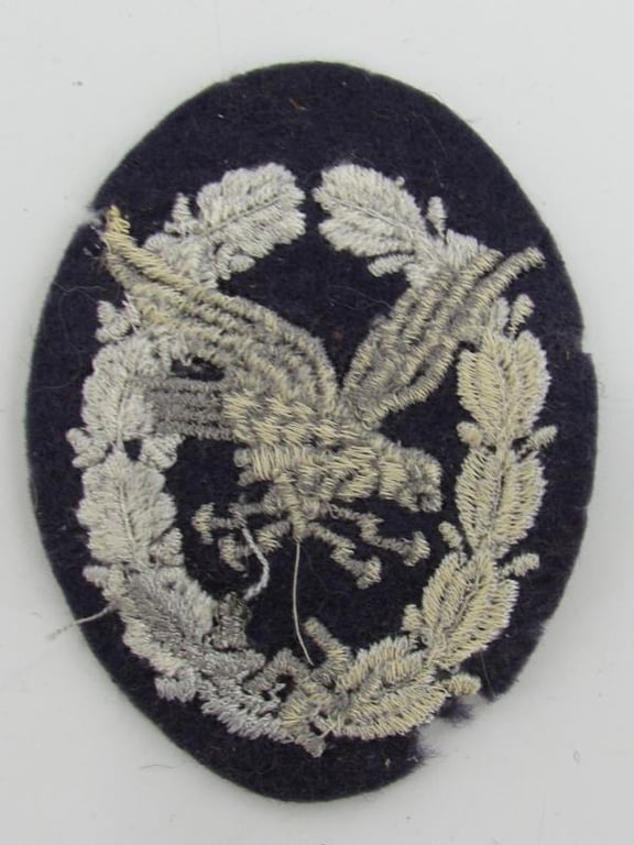 Luftwaffe Radio Operator & Air Gunner Cloth Badge