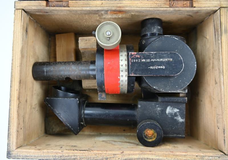 German WH GRF Artillery Optics in Case