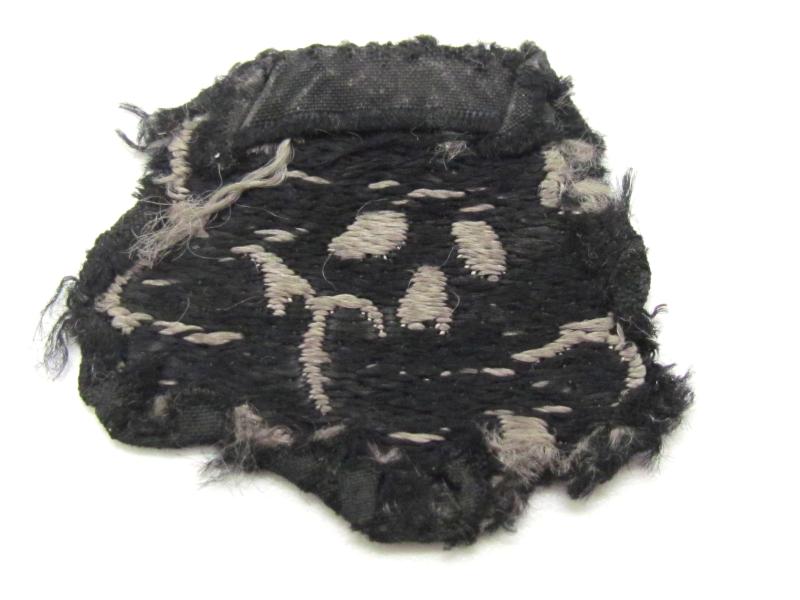 Waffen-SS BeVo cap insignia eagle and skull set