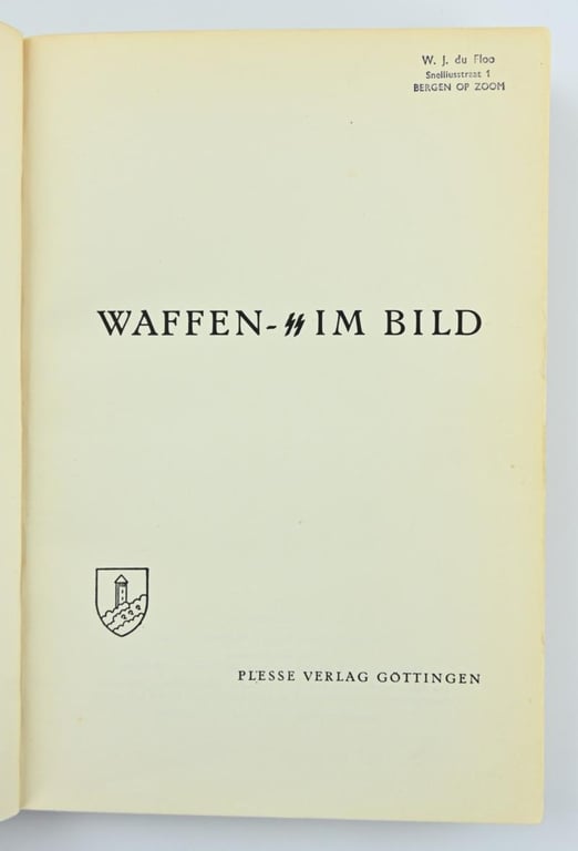 German Book 'Waffen-SS im Bild'