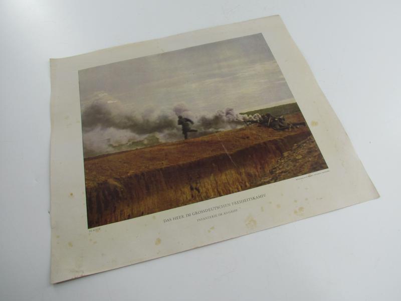 German.Printed Photo,”Das Heer Im Grossdeutschen Freiheitskampf