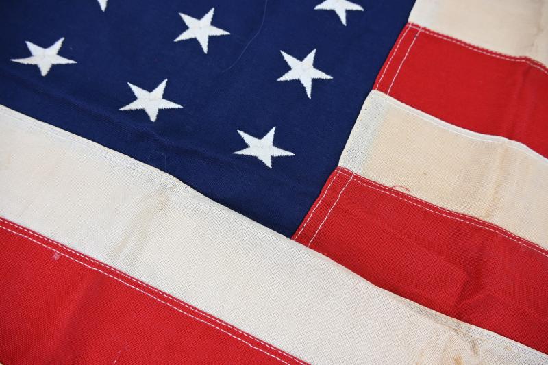 US WW2 48 Star Stars & Stripes National Flag 'Bull-dog'