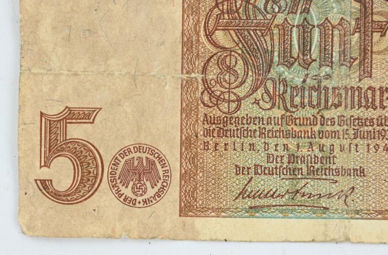 German Third Reich period Banknote
