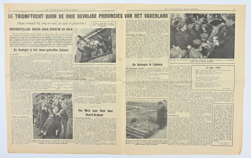 Allied Droppingsflyer 'De Vliegende Hollander' Easter 1945