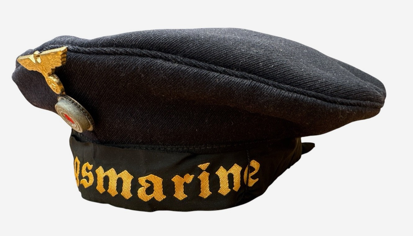 Kriegsmarine Tellermütze (Donald Duck Cap) RB Numbered and dated 1943