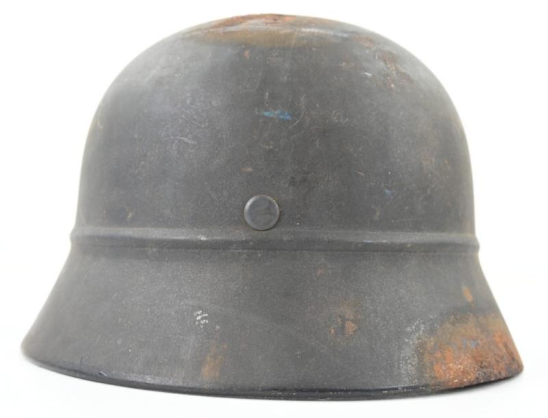 German M35 Luftschutz Beaded Helmet
