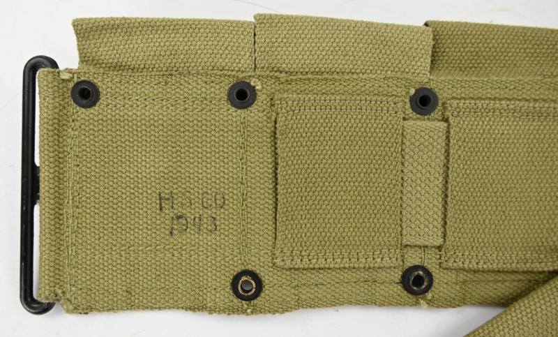 US WW2 M1 Garand Ammo Belt 1943