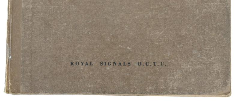 British WW2 Royal SIgnals Book 'Wireless Theory'
