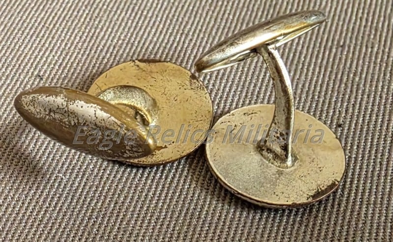 A Pair of Sympathisers Cuff Links in a box