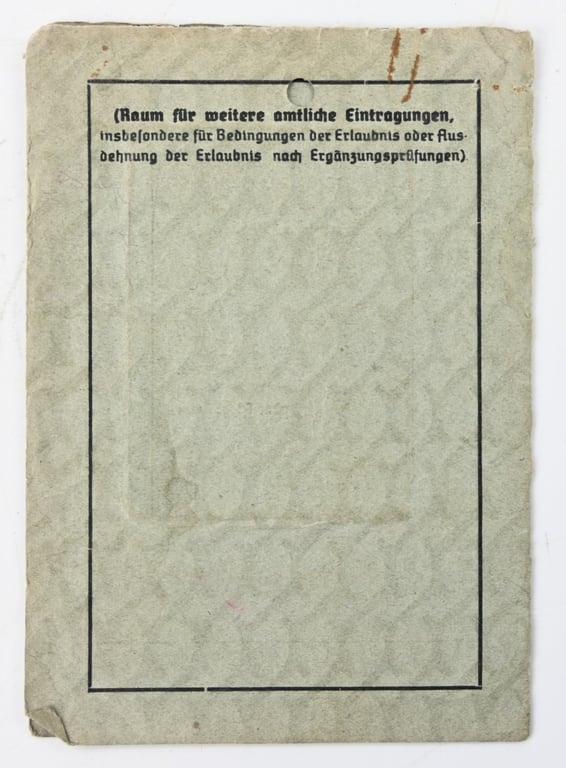 German WH Driver License