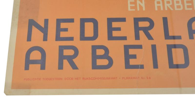German Dutch NAD Arbeitsdienst Poster