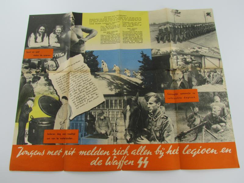 Dutch 'Waffen-SS' Recruitment Flyer/Poster