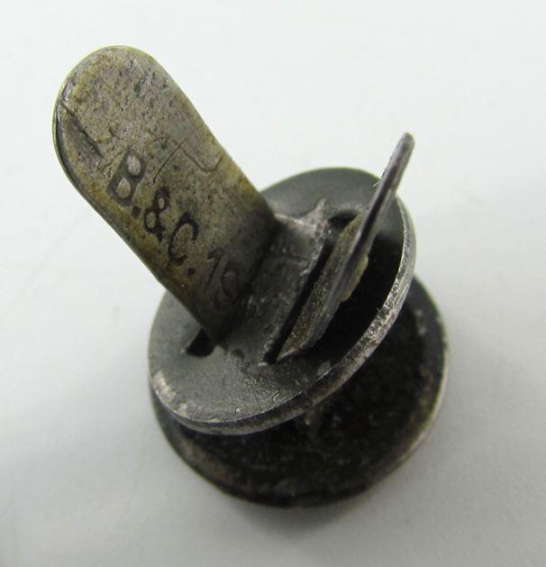 1x German helmet rivet dated 1944