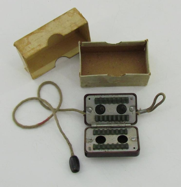 German Bakelite Razor Blade Sharpener in Original Box
